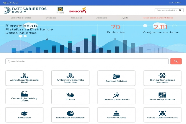 Plataforma Distrital de Datos Abiertos