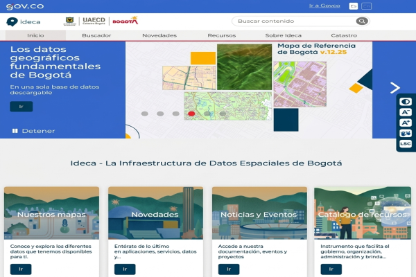 Ideca - La Infraestructura de Datos Espaciales de Bogotá