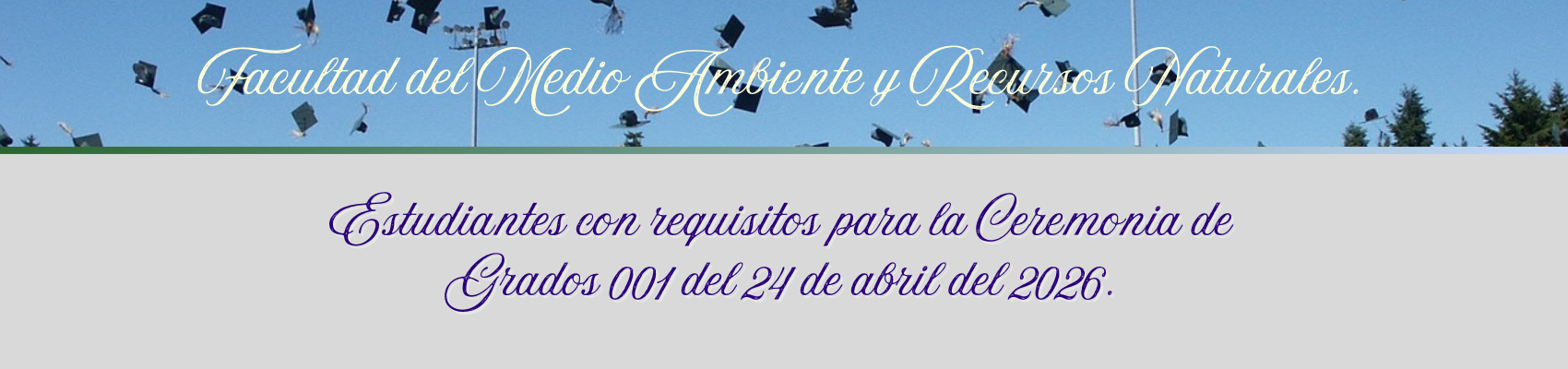 Listado de Estudiantes con Requisitos de Grado