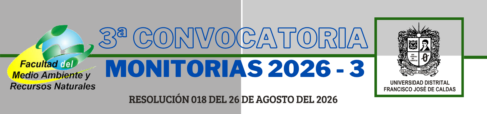 3a Convocatoria Monitorias 2026-3